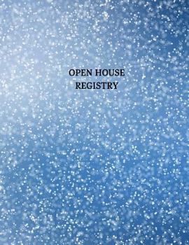 Paperback Open House Registry: Guest and Visitors Sign in Book (Sparkles) Book