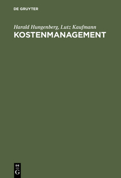 Hardcover Kostenmanagement: Einführung in Schaubildform [German] Book