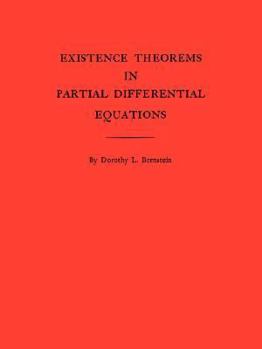 Paperback Existence Theorems in Partial Differential Equations Book