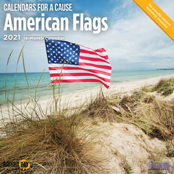 Paperback Cal 2021- American Flags Wall Book
