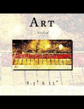 Paperback Art Notebook: 8.5" x 11" Book