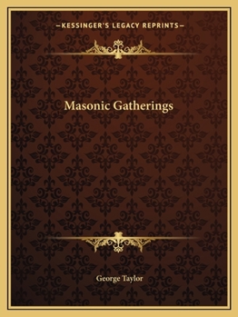 Paperback Masonic Gatherings Book