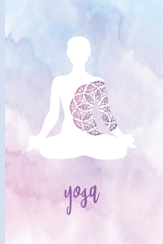 Paperback Yoga: Journal - College Lined - Diary - Notebook Book