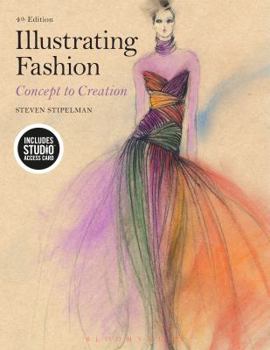 Paperback Illustrating Fashion: Concept to Creation - Bundle Book + Studio Access Card Book