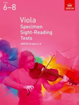 Paperback Viola Specimen Sight Reading Tests 6-8 Book