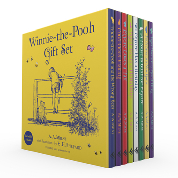 Hardcover Classic Winnie-The-Pooh 8 Gift Book Set Book