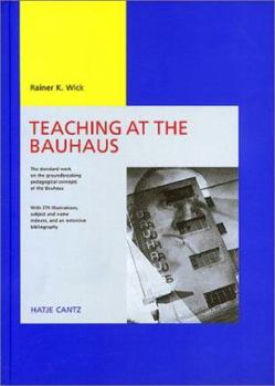 Hardcover Teaching Bauhaus Book