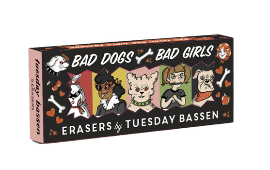 Misc. Bad Dogs Bad Girls Erasers Book