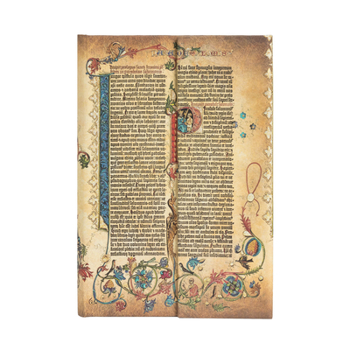 Misc. Parabole Mini Unlined Hardcover Journal, 176pg, 85gsm by Paperblanks (Gutenberg Bible) Book