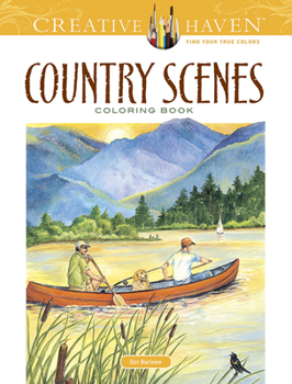 Paperback Country Scenes Coloring Book