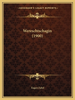 Paperback Wereschtschagin (1900) [German] Book