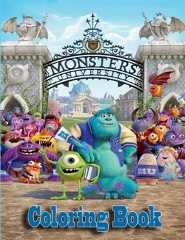 Paperback Monsters University Coloring Book