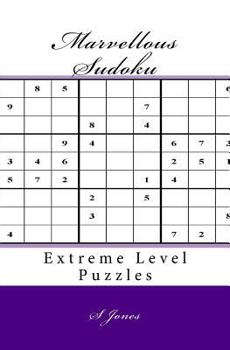 Paperback Marvellous Sudoku: Extreme Level Puzzles Book