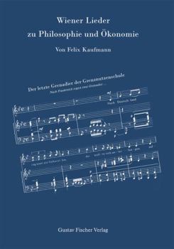 Paperback Wiener Lieder Zu Philosophie Und Ökonomie [German] Book