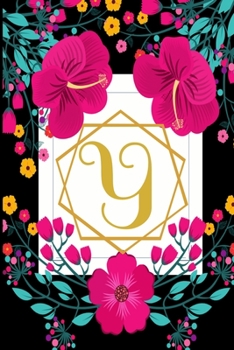 Paperback Y: Weekly 2020 Planner Floral Monogram Initial - Notebook Journal With Dotted Pages For Woman Book