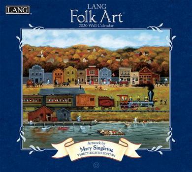 Calendar Lang Folk Art: 2020 Wall Calendar Book