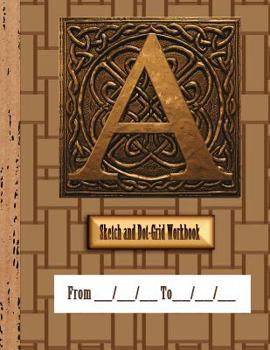 Paperback A: Men's-Style Undated Sketchbook and Dot Grid Logbook Book