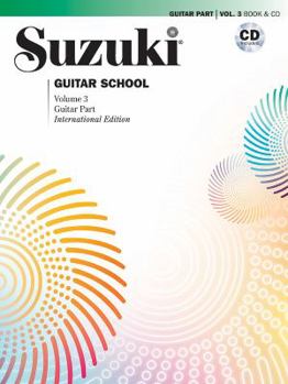 Paperback Suzuki Guitar School, Vol 3: Guitar Part, Book & CD Book