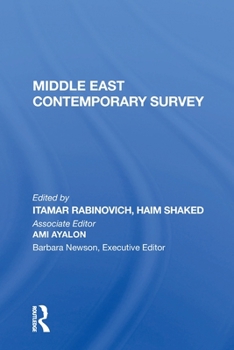 Paperback Middle East Contemporary Survey, Volume Xi, 1987 Book