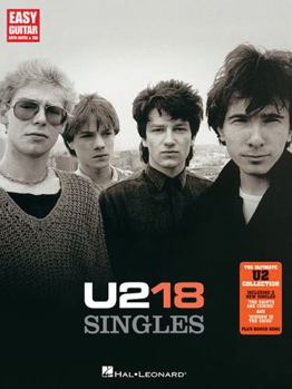 Paperback U2 - 18 Singles Easy Guitar Songbook with Notes and Tab Guitar Tablature and Standard Notation for Easy-Level Guitar Players 18 Iconic Rock Songs Coll Book