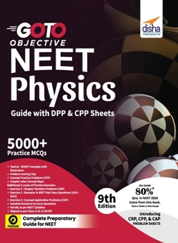 Paperback GO TO Objective NEET Physics Guide with DPP & CPP Sheets 9th Edition Book