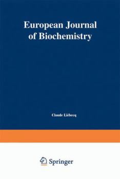 Paperback European Journal of Biochemistry Book