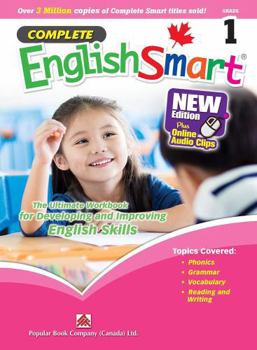 Paperback Complete EnglishSmart (New Edition) Grade 1: Canadian Curriculum English Workbook Book