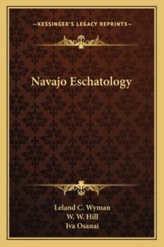 Paperback Navajo Eschatology Book