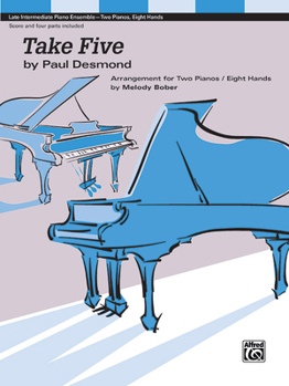 Paperback Take Five (2p, 8h): Arrangement for Two Pianos / Eight Hands, Sheet Book