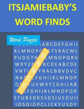 Paperback ItsJamieBaby's Word Finds Book