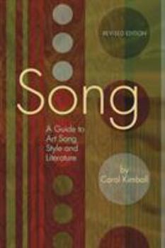 Paperback Song: A Guide to Art Song Style and Literature Book