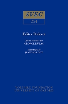 Hardcover Editer Diderot Book