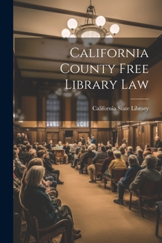 Paperback California County Free Library Law Book