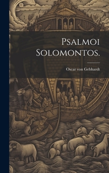 Hardcover Psalmoi Solomontos. [Greek] Book