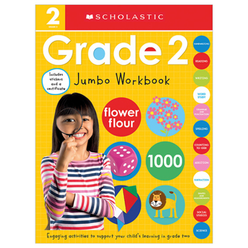 Paperback Second Grade Jumbo Workbook: Scholastic Early Learners (Jumbo Workbook) Book