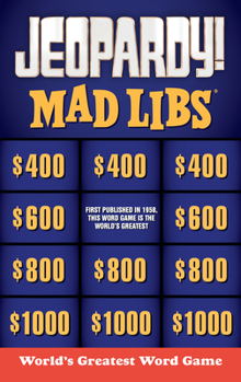Paperback Jeopardy! Mad Libs Book