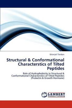 Paperback Structural & Conformational Characterstics of Tilted Peptides Book