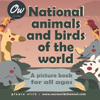 Paperback National Animals and Birds of the World [Large Print] Book