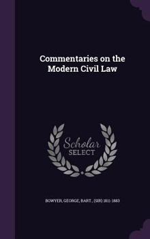 Hardcover Commentaries on the Modern Civil Law Book