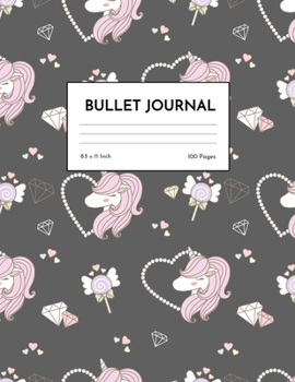 Bullet Journal: Unicorn Dot Grid Notebook - Dotted Note Pad for Kids, Girls, Teens, Tweens, Women - Gifts for Birthday and Christmas | Creative Art 00548