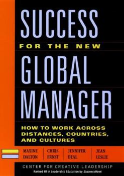 Hardcover Success for the New Global Manager Book