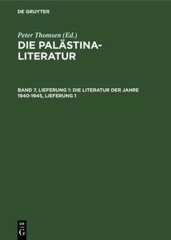 Hardcover Die Literatur Der Jahre 1940-1945, Lieferung 1 [German] Book