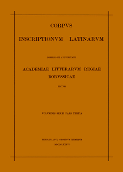 Paperback Tituli Sepulcrales: Claudius-Plotius [Latin] Book