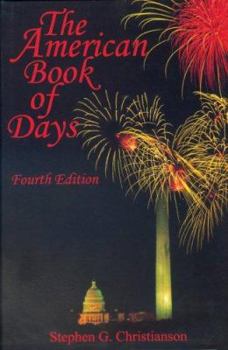 Hardcover The American Book of Days: 0 Book