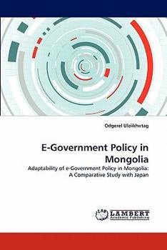 Paperback E-Government Policy in Mongolia Book
