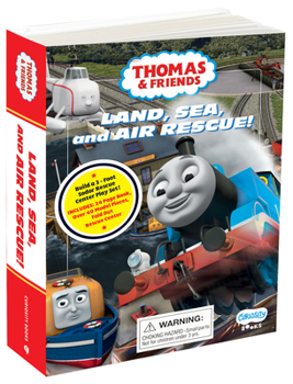 Hardcover Thomas and Friends: Land, Sea, and Air Rescue! Book