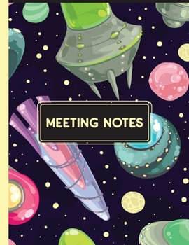 Paperback Meeting Notes: Detailed meeting notes journal for recording meeting minutes with detailed sections to keep track of attendees and act Book