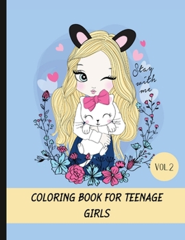 Paperback Coloring book for teenage girls Book