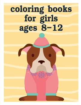 Coloring Books For Girls Ages 8-12: Christmas gifts with pictures of cute animals (American Animals)