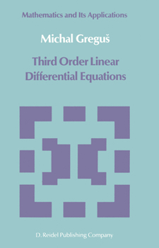 Hardcover Third Order Linear Differential Equations Book